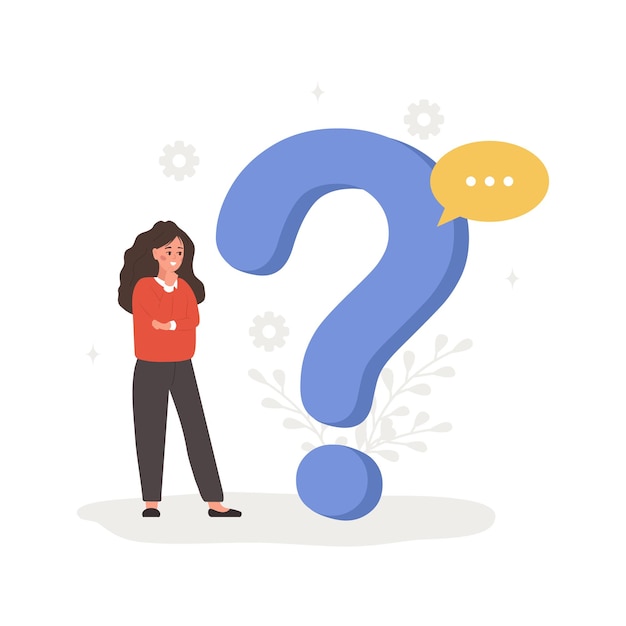 Frequently asked questions concept