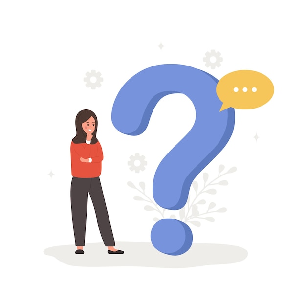 Frequently asked questions concept