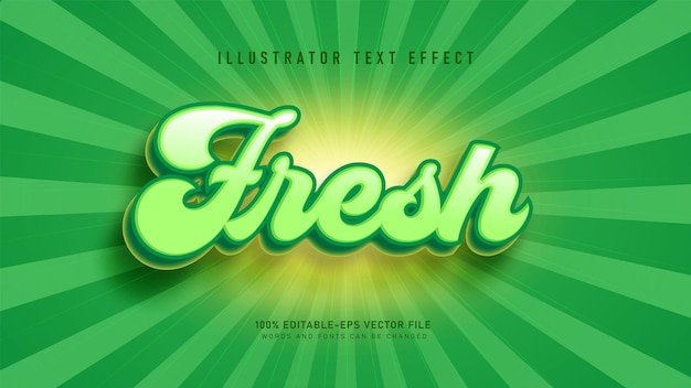 Fresh Text Effect