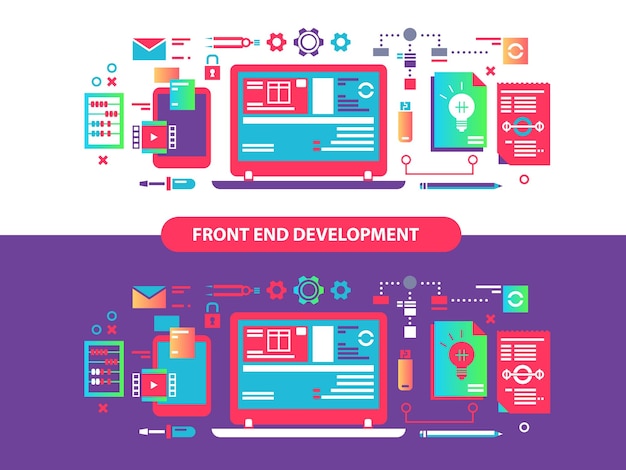 front and development