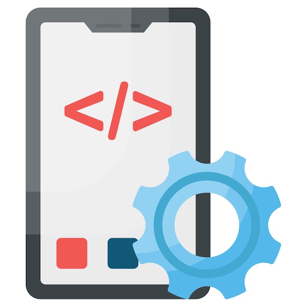 Front end package deployement Concept Mockup to Page Vector Design Software and web development