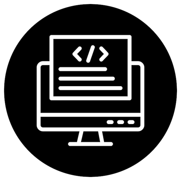 Front end Vector Icon Design Illustration