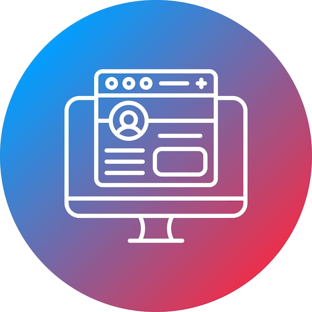 Frontend Development icon vector image Can be used for Computer Programming