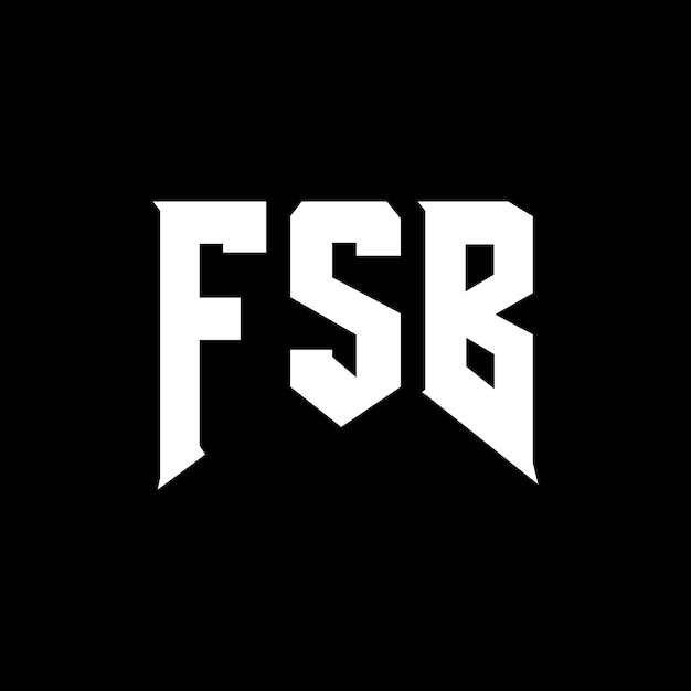 FSB letter logo design for technology company FSB logo design black and white color combination FSB logo FSB vector FSB design FSB icon FSB alphabet FSB typography logo design