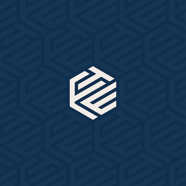 FTE logo with background pattern design