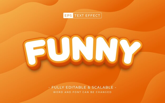 funny cartoon text effect editable kids text style