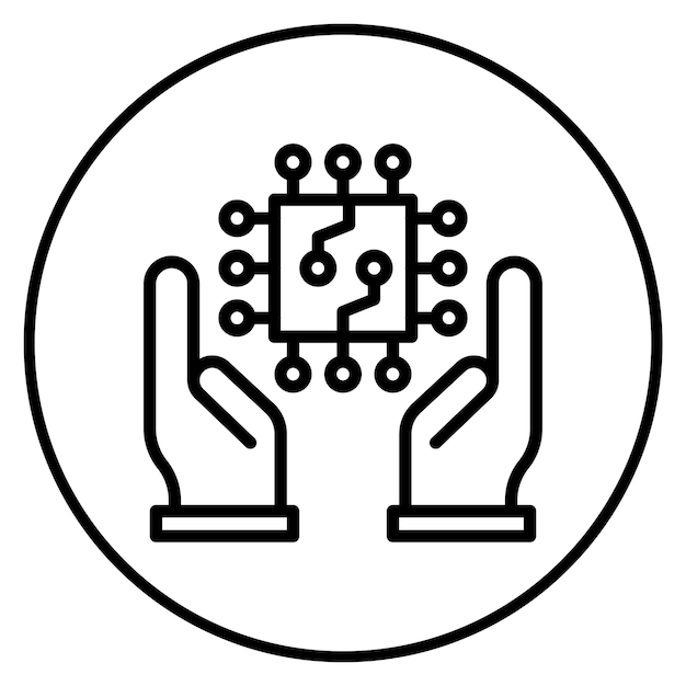 future tech icon vector image can be used for digital disruption