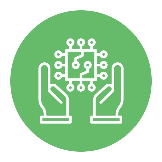 future tech icon vector image can be used for digital disruption