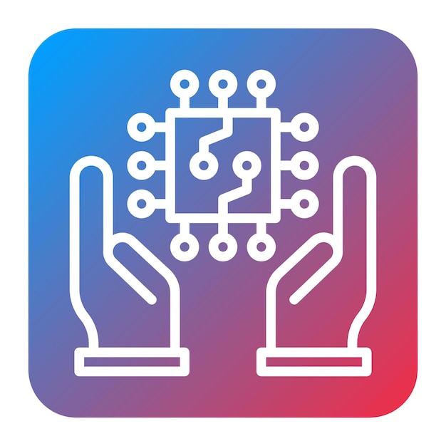 future tech icon vector image can be used for digital disruption