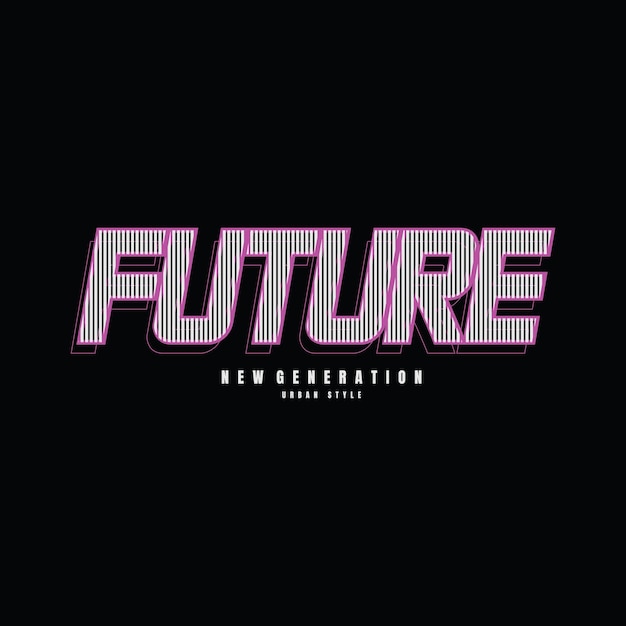 Future tshirt and apparel design