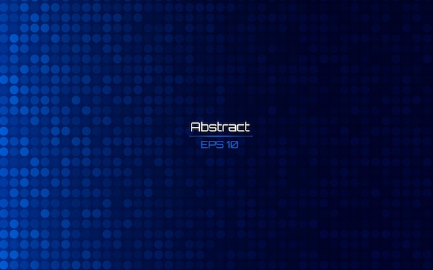 Futuristic abstract background from dots