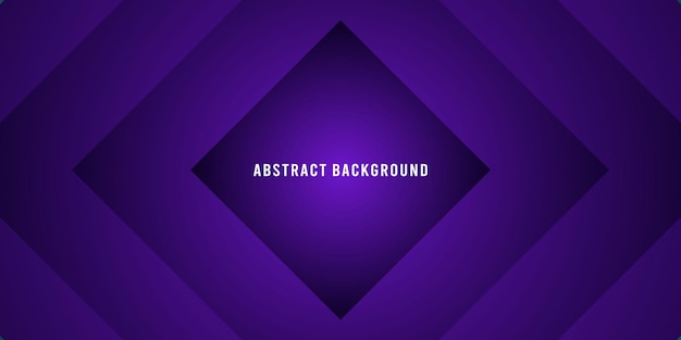 Futuristic Abstract Geometric Background Dark Purple Gradient with 3D Diamond Shapes
