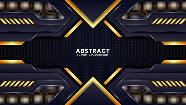 Futuristic abstract luxury background with combination glowing light dots lines Premium Vector