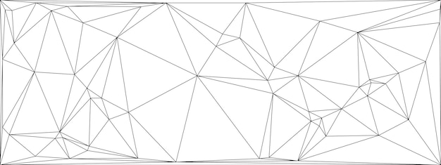 Futuristic geometric triangle line background vector