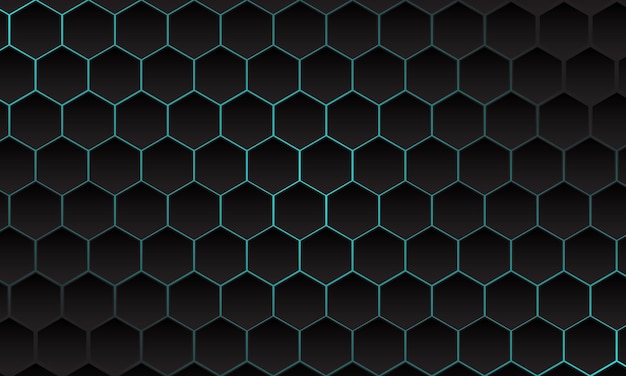 Futuristic hexagon background