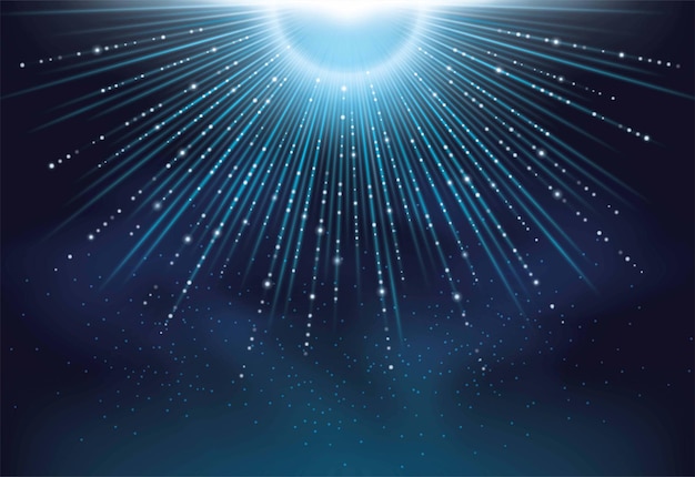 Futuristic light Streaks background Hyperspace motion in star trail Explode particle light line