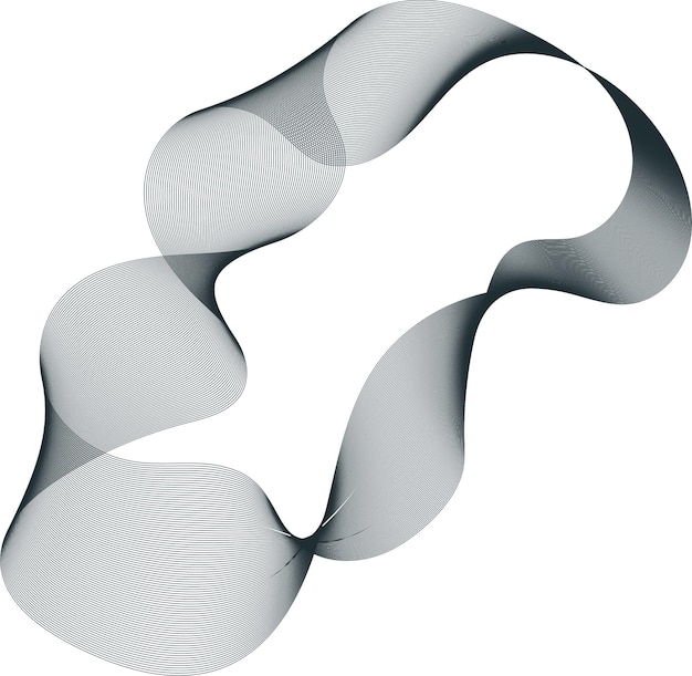 Futuristic pattern on a white background