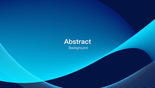 Futuristic technology blue backgroundAbstract blurred color gradient mesh vector illustration