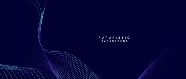 futuristic technology digital age data visualization blue future technology banner background
