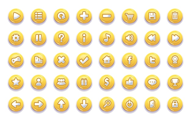 Game Button Templates