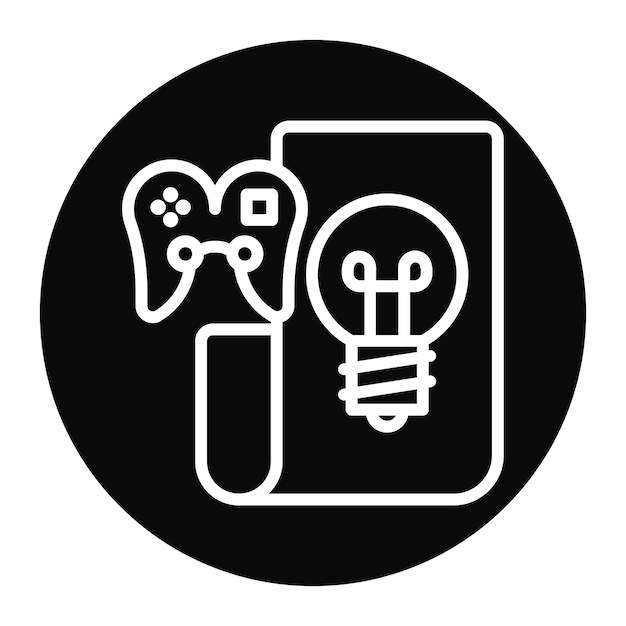 game concept icon vector image can be used for game design
