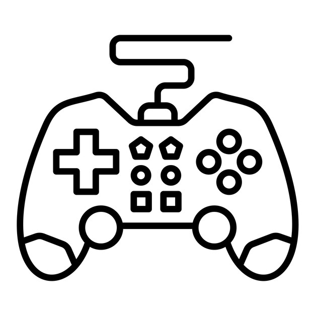 Game Console Vector Illustration Style