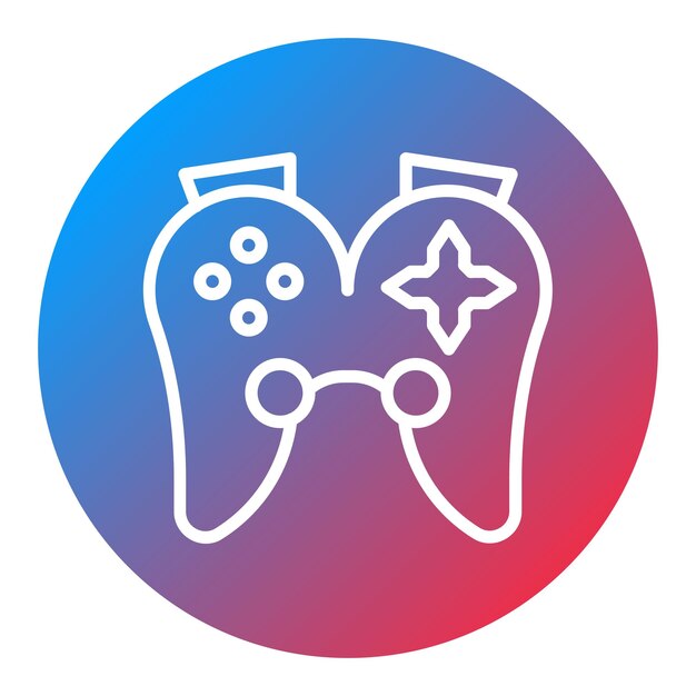 game controller icon vector image can be used for game design
