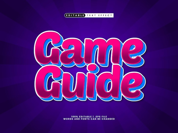 game guide editable text effect in battle and tactics text style