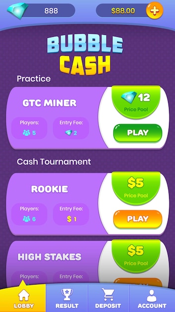 Game ui game asset design casual game ui kit menus pop up screens and game elements Premium Vector