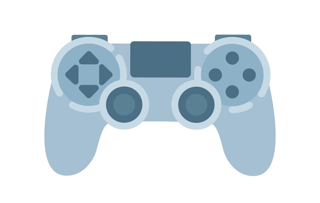 Gamepad semi flat color vector object