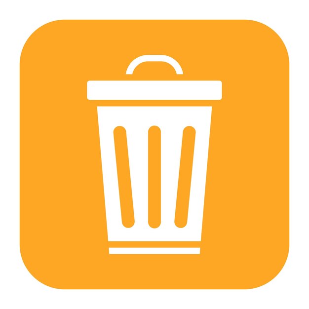 garbage bin icon vector image can be used for public utilities