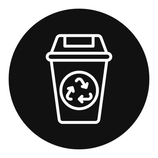 garbage icon vector image can be used for homeless