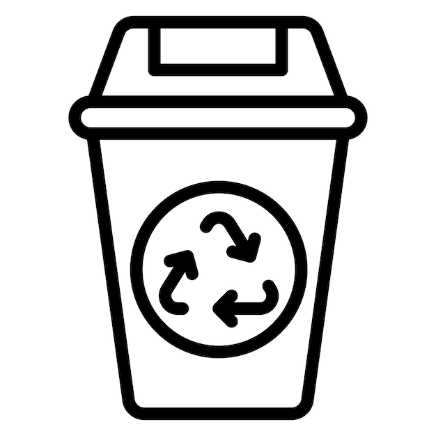 garbage icon vector image can be used for homeless