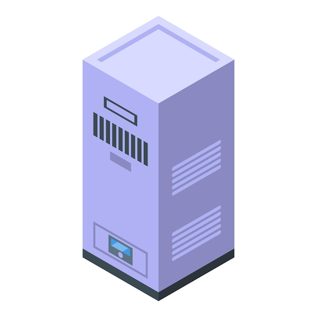 Gas system icon isometric vector Pipe industry Man appliance