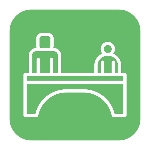 Generation Gap Bridge icon vector image Can be used for Generation Gap