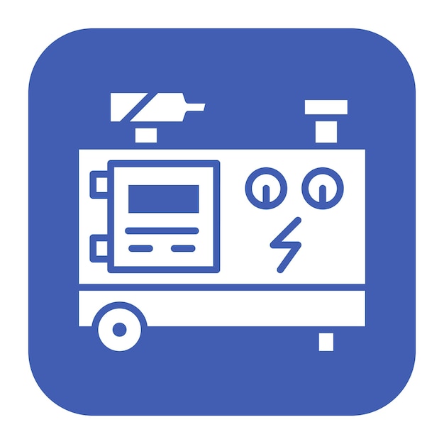 generator icon vector image can be used for electric circuits