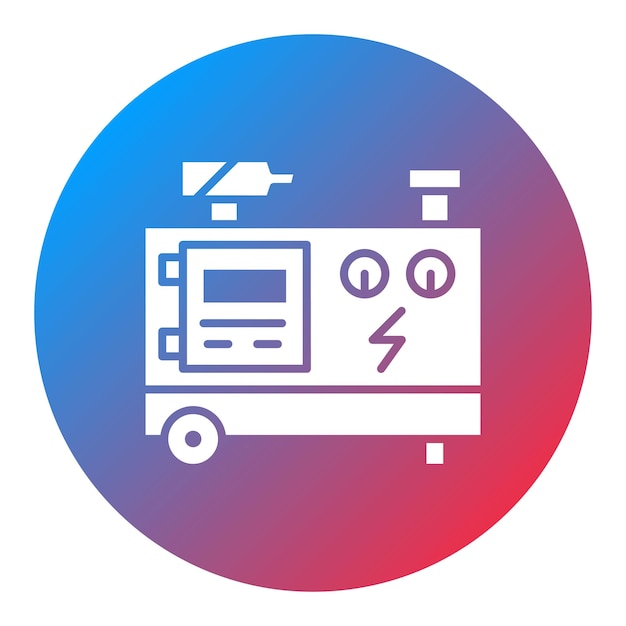generator icon vector image can be used for electric circuits