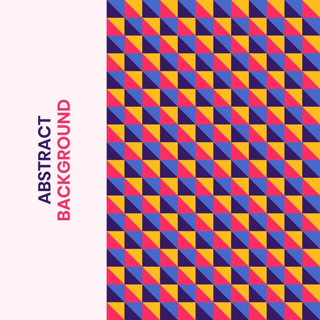 Geometric abstract background and colorful pattern design