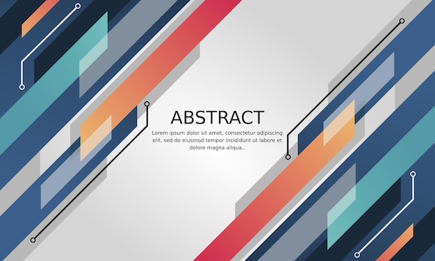 Geometric composition designs with rectangular shapes
