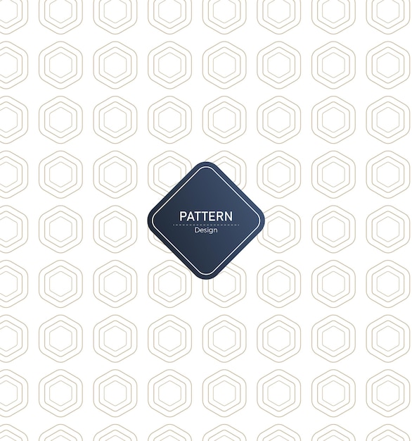 Geometric Hexagon Pattern