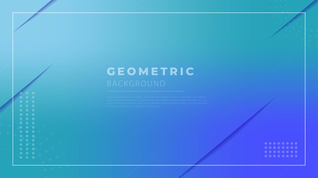 Geometric Modern Background premium vector