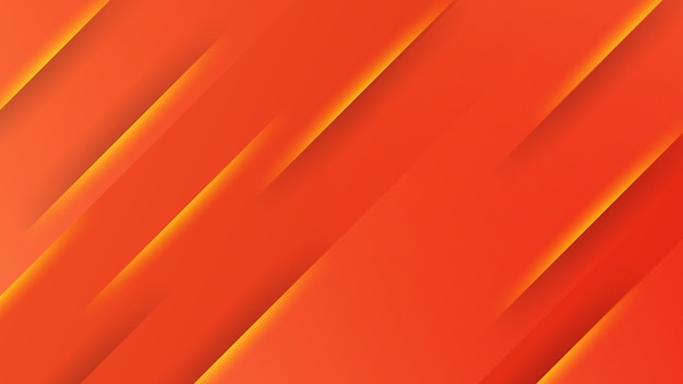 geometric orange abstract background lines stripe and light composition modern design vector illustration