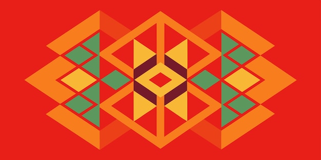 geometric pattern background vector illustration
