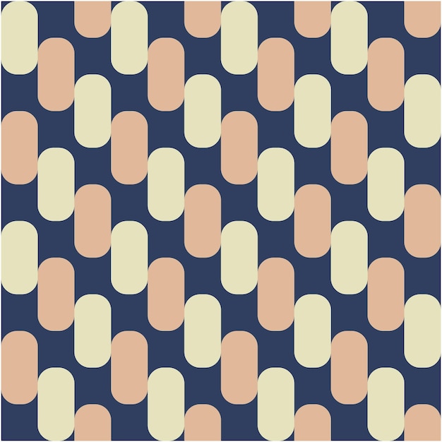 GEOMETRIC PATTERN BACKGROUND WITH RETRO COLORS VECTOR DESIGN ELEMENTS