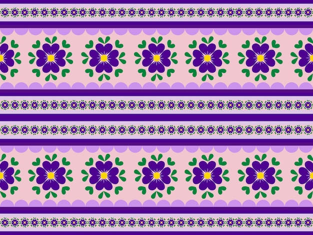 geometric pattern print border seamless pattern illustration