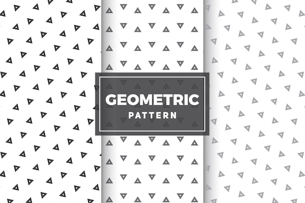 geometric pattern set. simple, minimalist designs.