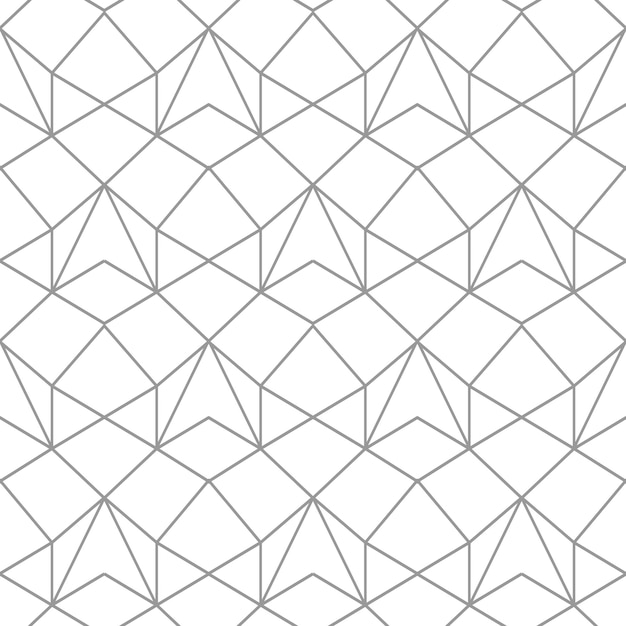 geometric pattern with triangles the lines on a gray background