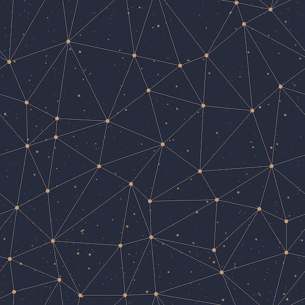 Geometric polygonal seamless background vector