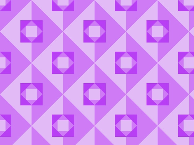 Geometric Purple Tile Pattern