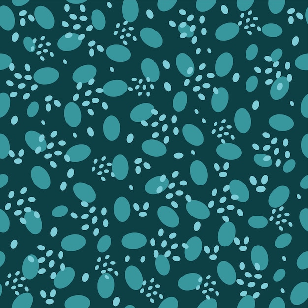 Geometric seamless pattern Abstract shapes spots blots Wallpaper decor background vector texture